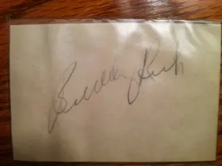 Buddy Rich/ Louie Bellson autographs. 25 years of Modern Drummer