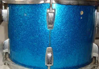 Ludwig Keystone 8x12 Blue Sparkle Tom For B/o Clubdate Tom On Same Color And Size