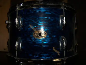 slingys blue agate copper badge