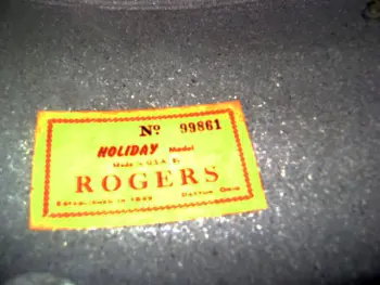 60's Rogers (Dayton tags) 12&quot;. 16&quot;, 20&quot;