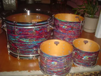1967 Ludwig Psych Red Downbeat
