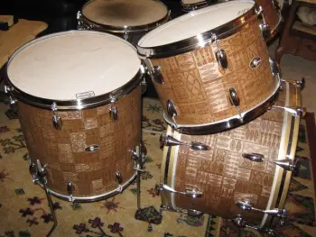 1970s Slingerland &quot;Denim&quot; covering...