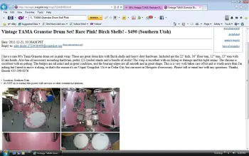 Vintage drum scams and total rip-off's