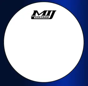 Custom MIJ Bass Drum Head Logos