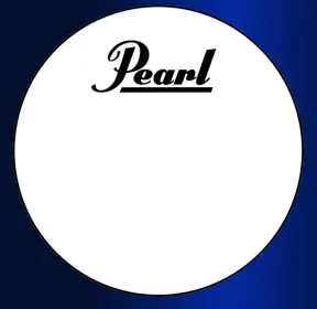 Custom MIJ Bass Drum Head Logos