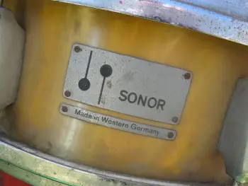 Sonor Wood Snare, c.1965, 4 1/2X14&quot;