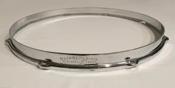 F/S: Slingerland Radioking Engraved 14&quot; 8-Hole Double-flanged COB Batter Hoop