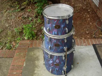 gretsch late 60s' early 70's toms for trade - 8x12, 9x13, 16x16 w/ original legs