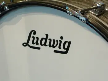 Custom MIJ Bass Drum Head Logos