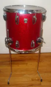 Ludwig Monroe Era 14x14 Red Sparkle Floor Tom