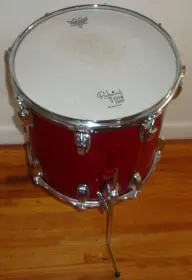 Ludwig Monroe Era 14x14 Red Sparkle Floor Tom