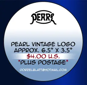 Custom Bass drum logo, vinyl decals