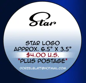 Custom Bass drum logo, vinyl decals