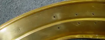 1925 4x14 C. G. CONN GOLD PLATED/FANCY ENGRAVED SUPERIOR MODEL