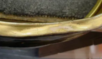 1925 4x14 C. G. CONN GOLD PLATED/FANCY ENGRAVED SUPERIOR MODEL
