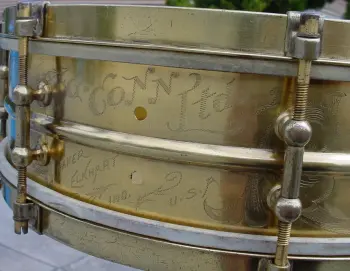 1925 4x14 C. G. CONN GOLD PLATED/FANCY ENGRAVED SUPERIOR MODEL