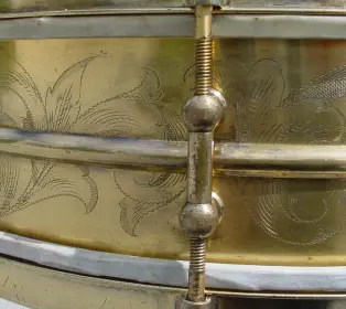 1925 4x14 C. G. CONN GOLD PLATED/FANCY ENGRAVED SUPERIOR MODEL