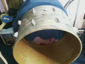 60's Slingerland light blue pearl resto thread.....