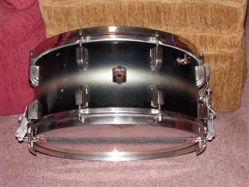 Leedy Broadway Standard Blue Silver Duco 6 1/2x14&quot;