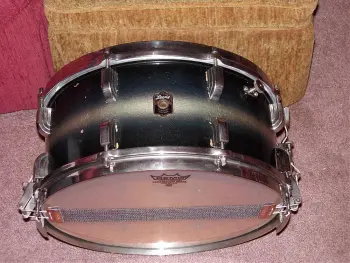 Leedy Broadway Standard Blue Silver Duco 6 1/2x14&quot;