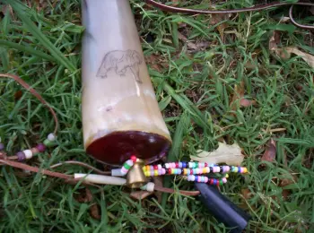 Real Powder Horns for Drum Corps