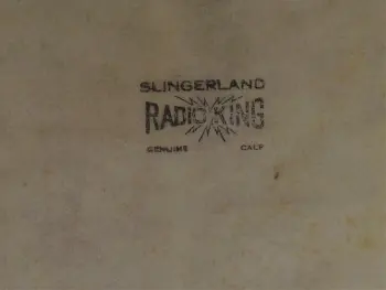 Slingerland Radio King 20&quot; Calf Skin Head w/stamped Logo