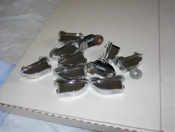 Rogers 360-380 chrome lugs (11) total