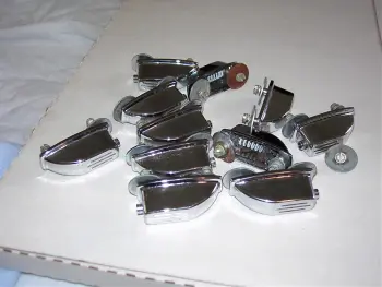 Rogers 360-380 chrome lugs (11) total