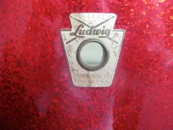 red sparkle Ludwig 1966