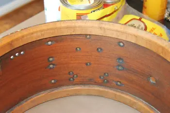 1944-45 Slingerland Hollywood Ace Radio King Refinish