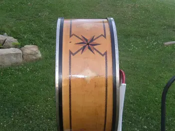 Lyon &amp; Healy bass drum project pics