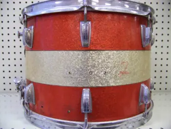 60's Ludwig marching snare conversion, before &amp; after...
