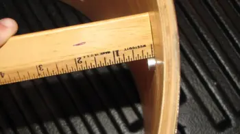 Re-installing badge grommet on 6-ply Ludwig…Need second opinion