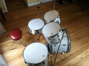 1966 Ludwig Hollywood WMP time warp with stands, throne