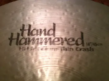 Sabian Hand Hammered Medium Thin Crash