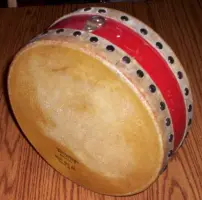 What do you know about this vintage Leedy hand drum?