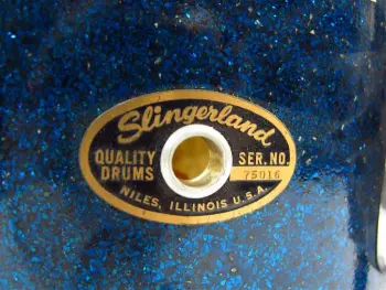 Slingerland Blue Sparkle Snare