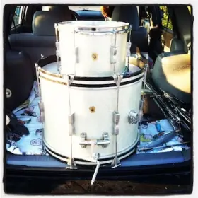 1966 Ludwig Club Date 14x14 Silver Sparkle