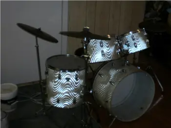 1964 Ludwig Drum Kit White Pearl