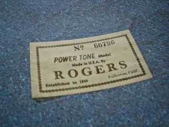 Trying to find year these Rogers drums were made