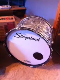 Need identification please :) Slingerland 1961 Black Diamond Pearl Bass Drum