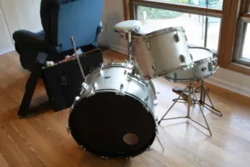 1959 Leedy Silver Sparkle
