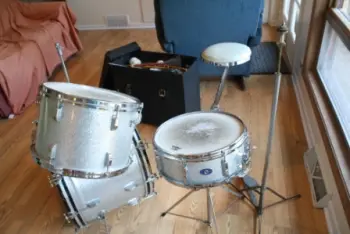 1959 Leedy Silver Sparkle