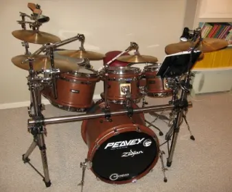 Cymbal setups