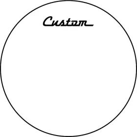 Custom MIJ Bass Drum Head Logos
