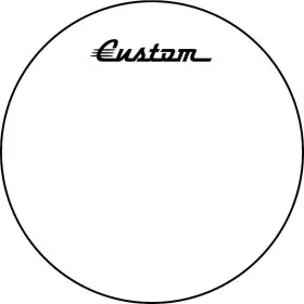 Custom MIJ Bass Drum Head Logos