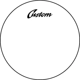 Custom MIJ Bass Drum Head Logos