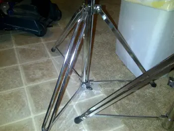 70s Rogers cymbal stands - 1 straight, 1 boom