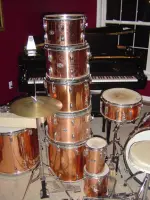 Slingerland Copper 14 piece set - origional
