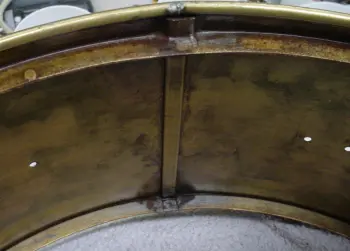 1920-24 LEEDY 6 x 15 GOLD PLATED/FANCY-ENGRAVED MULTI-MODEL &quot;CLASSIC&quot; SNARE DRUM